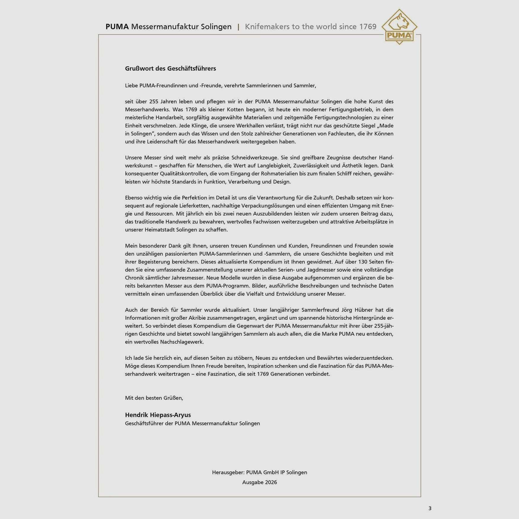 PUMA-Werk Sammlerhandbuch 2026, Bild 2 von 4