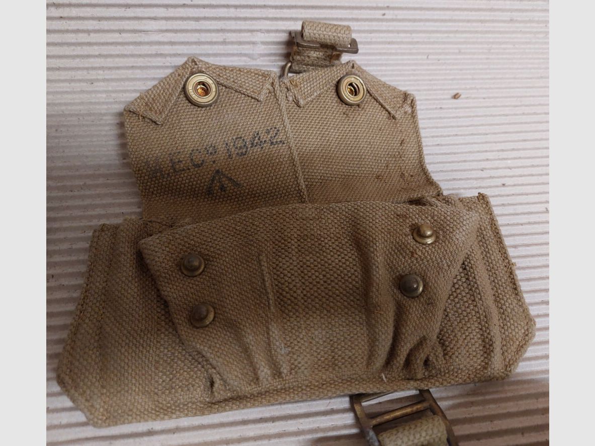 Bolsa de cartuchos Enfield British Smle Lee Enfield No1 MKIII, bolsa de cargador