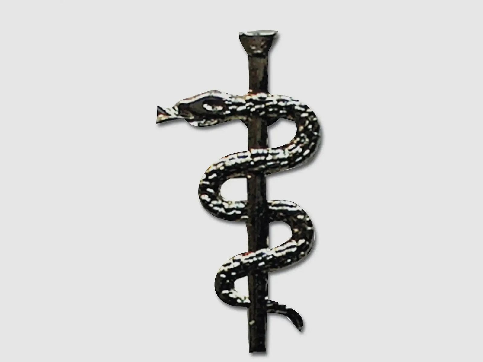 ASMC ASMC Pin Mini Metall Abzeichen Aeskulap-Stab