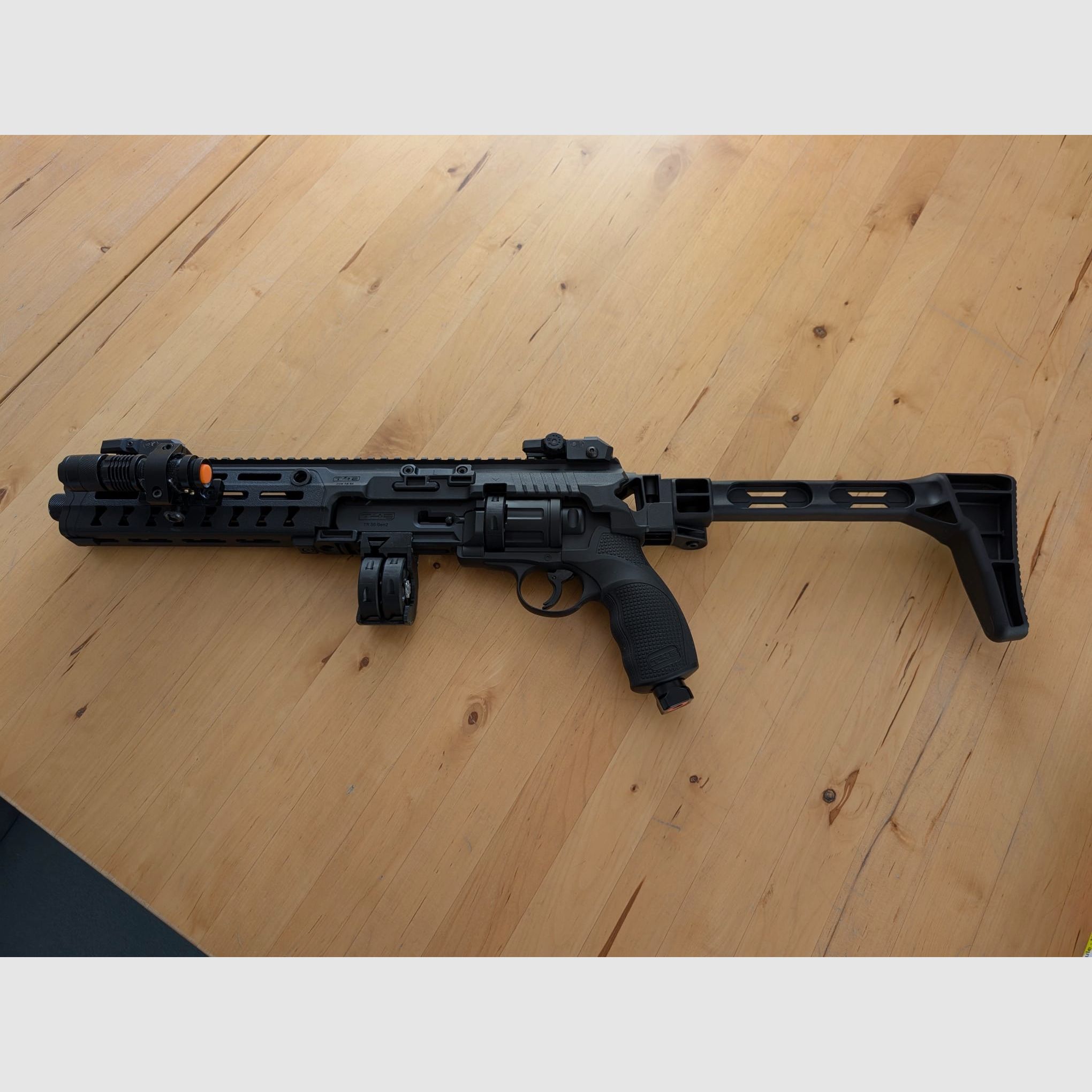 HDR 50 (TR 50) Gen2 revolver, cal. 50 incl. T4E Carbine Conversion Kit "als nieuw
