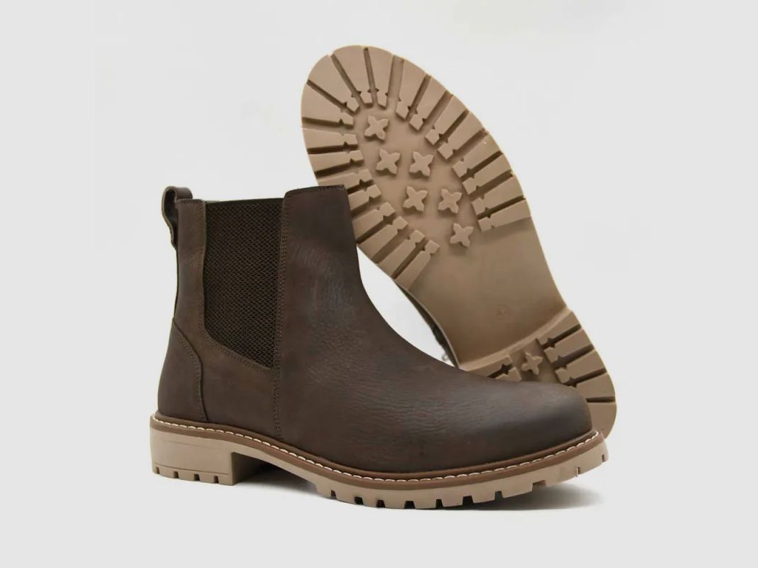 Bottines Ayoka Touk aus braunem Leder mit seitlichem Reißverschluss, Bild 11 von 12