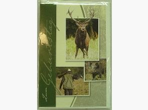 Geb.Karte Jäger/Hirsch/Keiler -