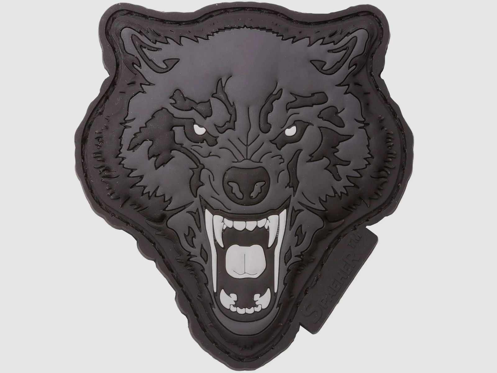 Jackets To Go 3D Patch Angry Wolf Head