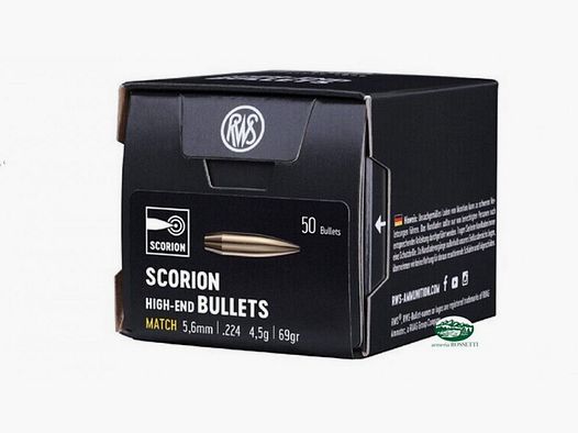 RWS Geschosse SCORION .224 mm (5,6mm) gr 69 2421639