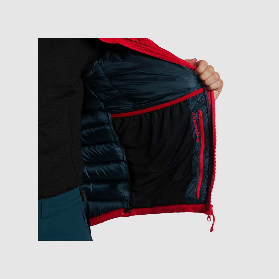 Trangoworld CHAQUETA LUGO V02 ROJO/ROJO OSCURO, imagen 6 de 7