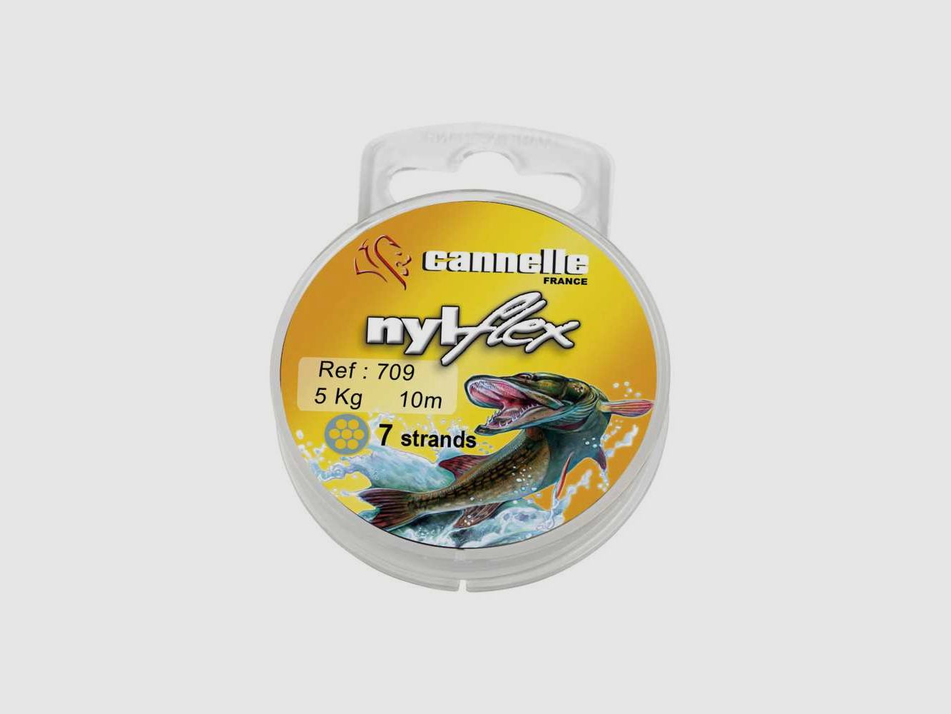Stahlseil beschichtet Kanel Nylflex C709 Grün Rolle 10 m 5 kg