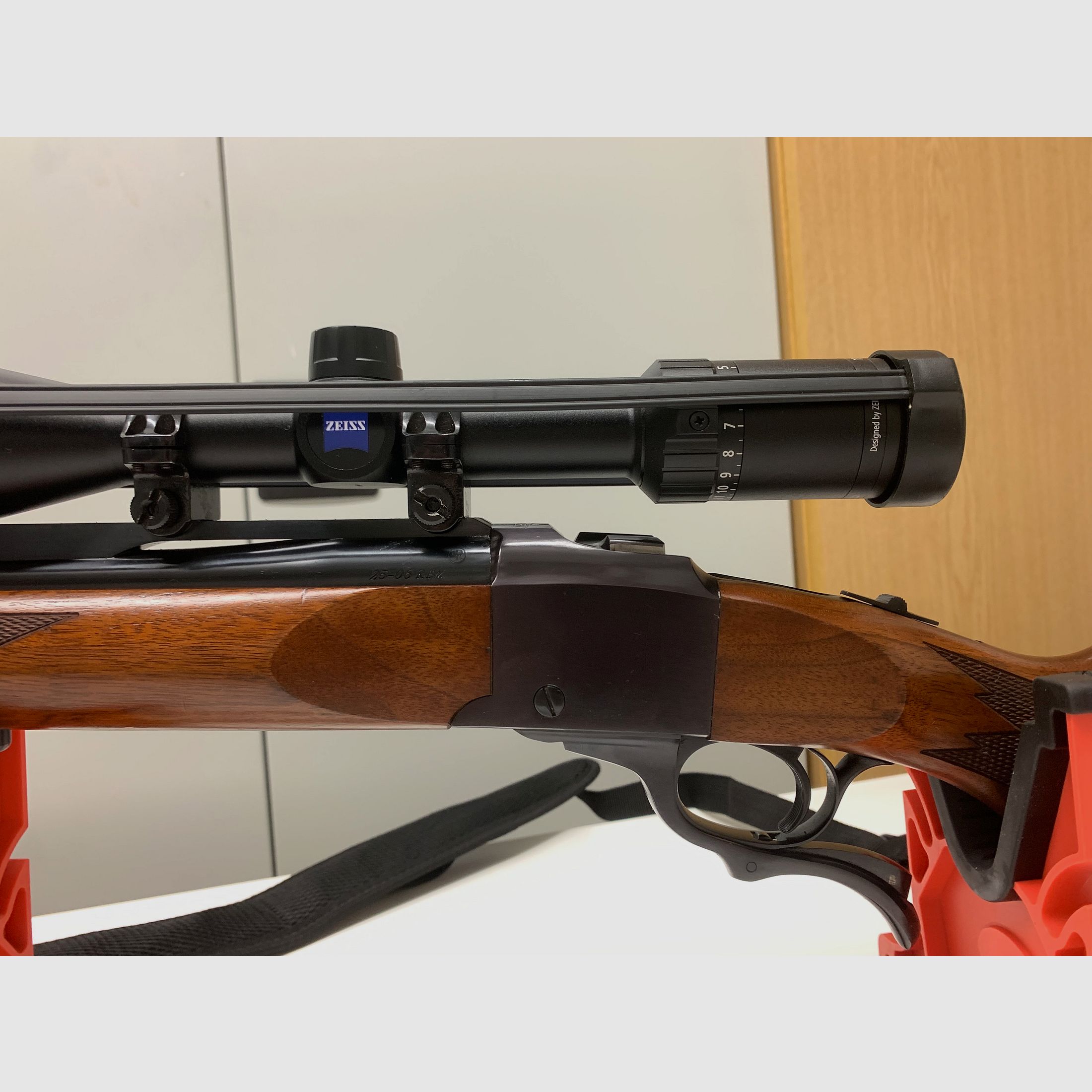 Ruger No.1 - 25-06 rem Fallblockbüchse + Zeiss 4-12x50