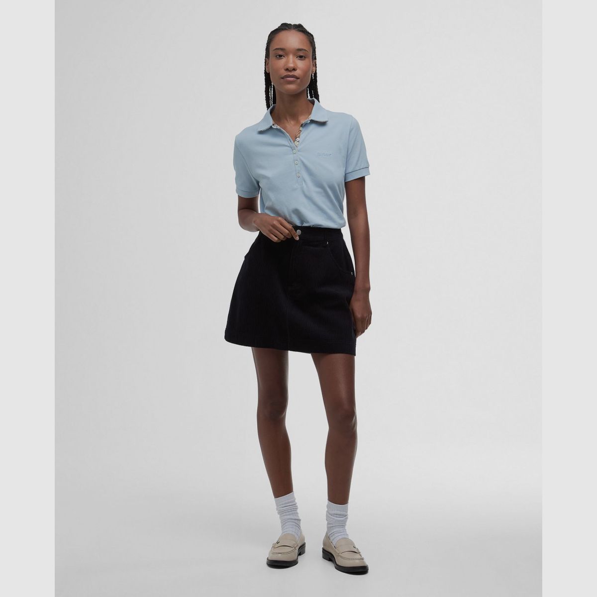 BARBOUR Portsdown Top Blue Idigo Tartan