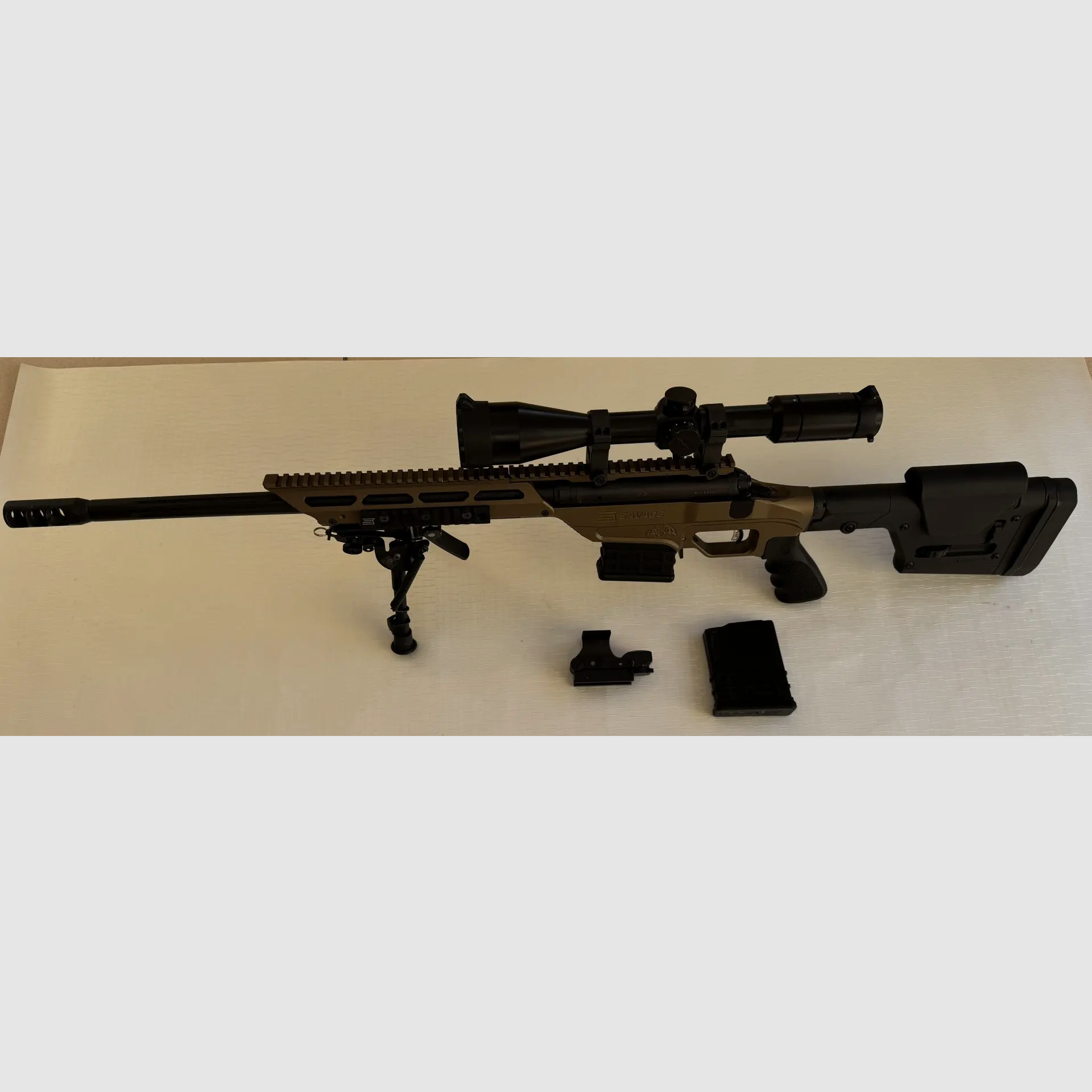 Savage 10/110 BA Stealth Evolution Kaliber .223 Remington – Hochwertige Long-Range-Präzisionsbüchse, Bild 1 von 6