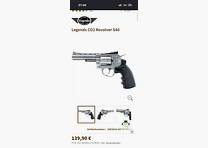 Legends S40 Co2 Revolver 