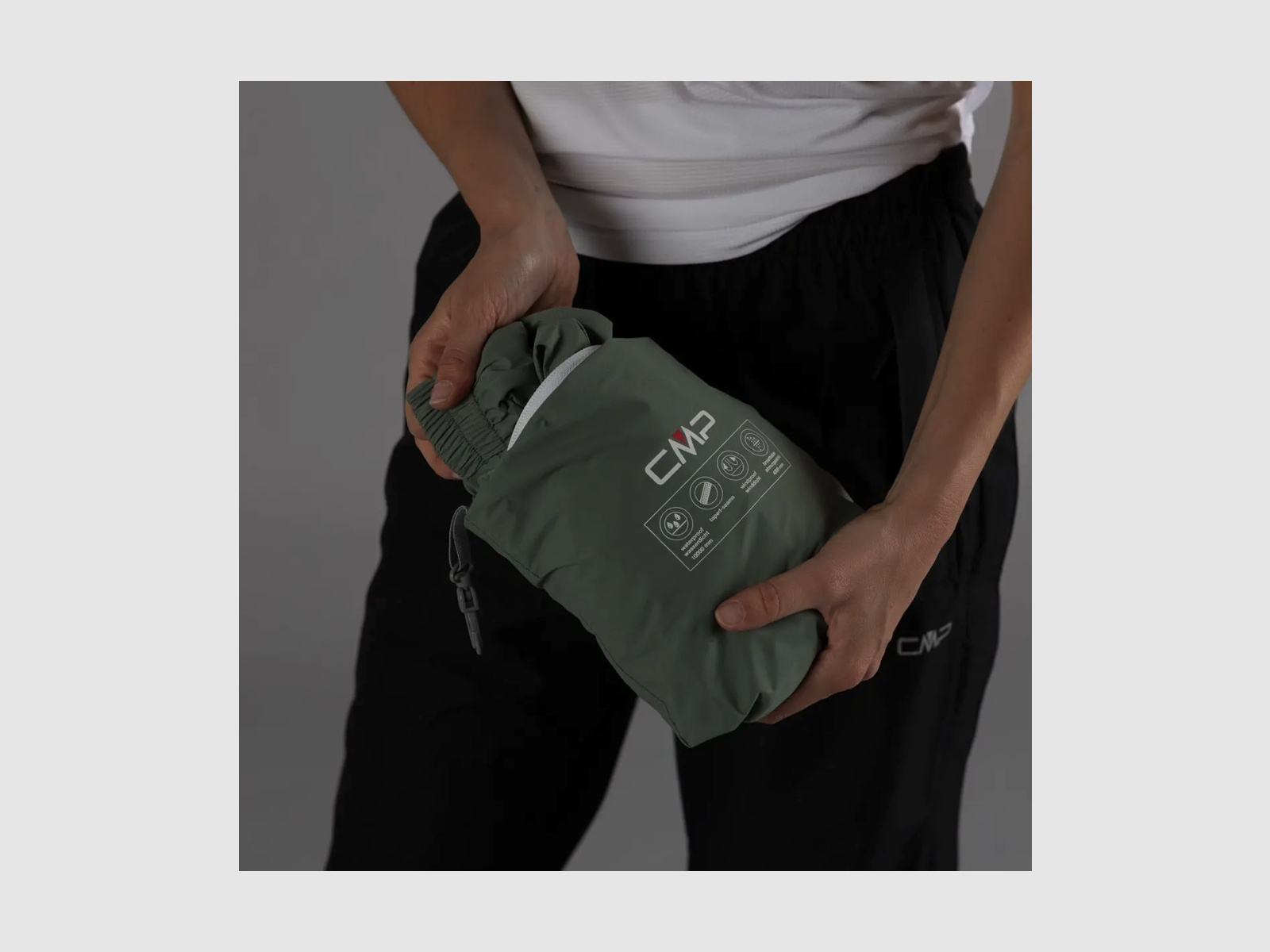 CMP Wasserdichte Damenjacke aus Ripstop Salvia