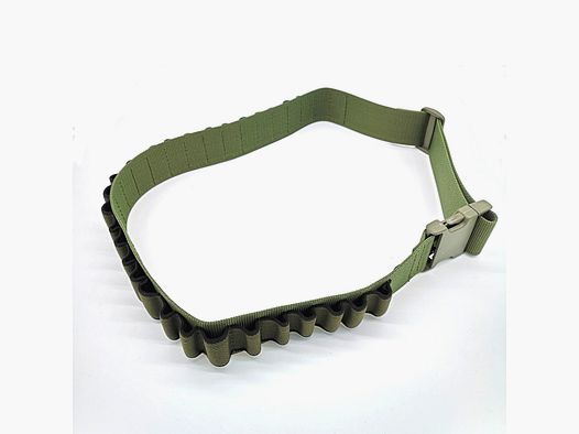 VEGA cartridge belt for 30 shotgun cartridges olive