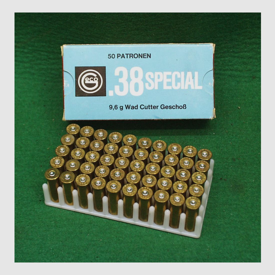 Geco łuski .38 Special, używane