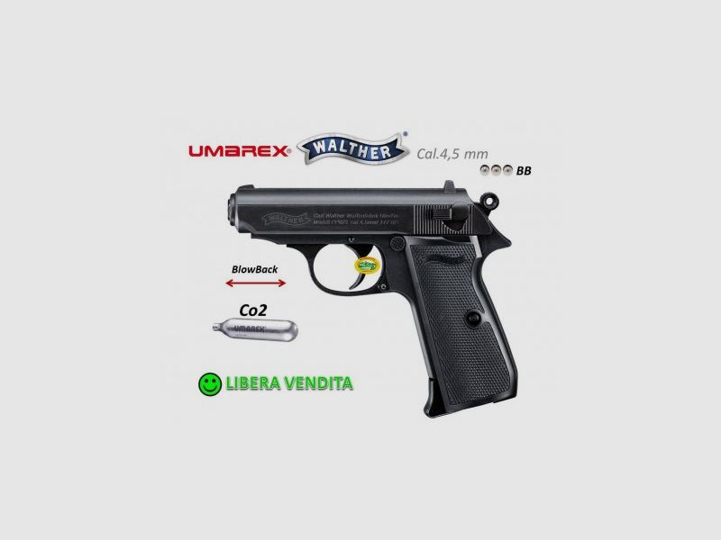 UMAREX WALTHER PPK/S CO2 Kal.4,5