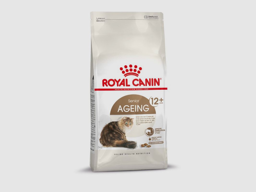 ROYAL CANIN AGEING 12+ Sterilised Trockenfutter für ältere kastrierte Katzen 4 Kg