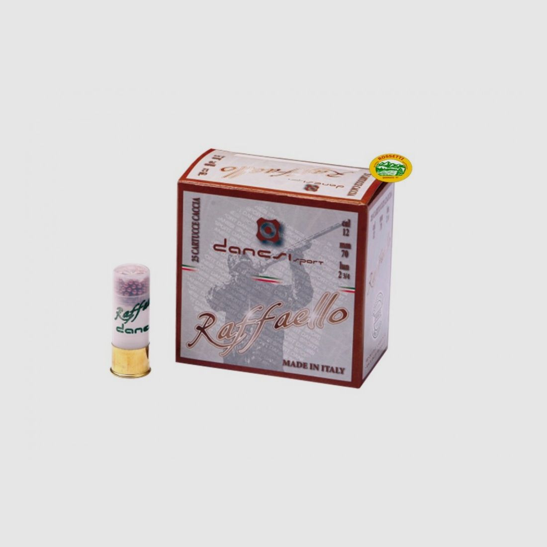DANESI Patronen Raffaello Bior Kal.12 gr.36 pb.6 spezielle Taube