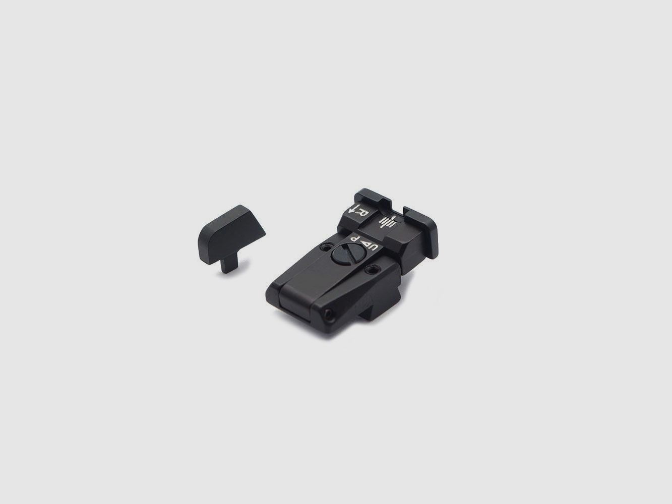 LPA SPR75CZ30 Verstelbare richtkijker set voor CZ 75 (oud model van Brno) met witte stippen, afbeelding 3 van 3
