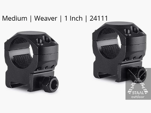 Hawke Tactical Ring Mounts Weaver 1 Inch