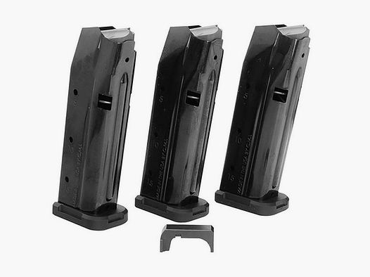 SHIELD ARMS MAGAZINE COMBO KITS FOR GLOCK 43X/48 SHIELD ARMS S15 GEN3 STARTER KIT (3)S15 MAG & (1)STEEL MAG RELEASE BLACK