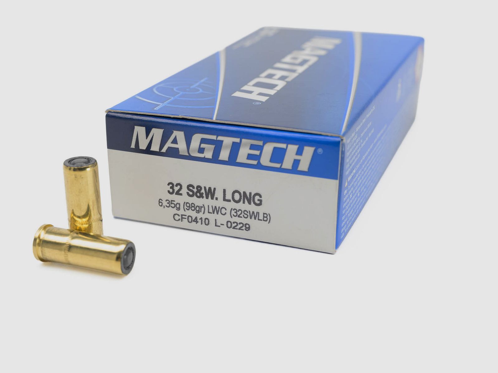 MAGTECH .32 S&W long plomb wadcutter 6,4g/98grs.
