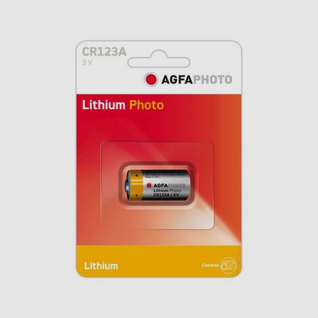 AGFA CR123A Lithium Batterie