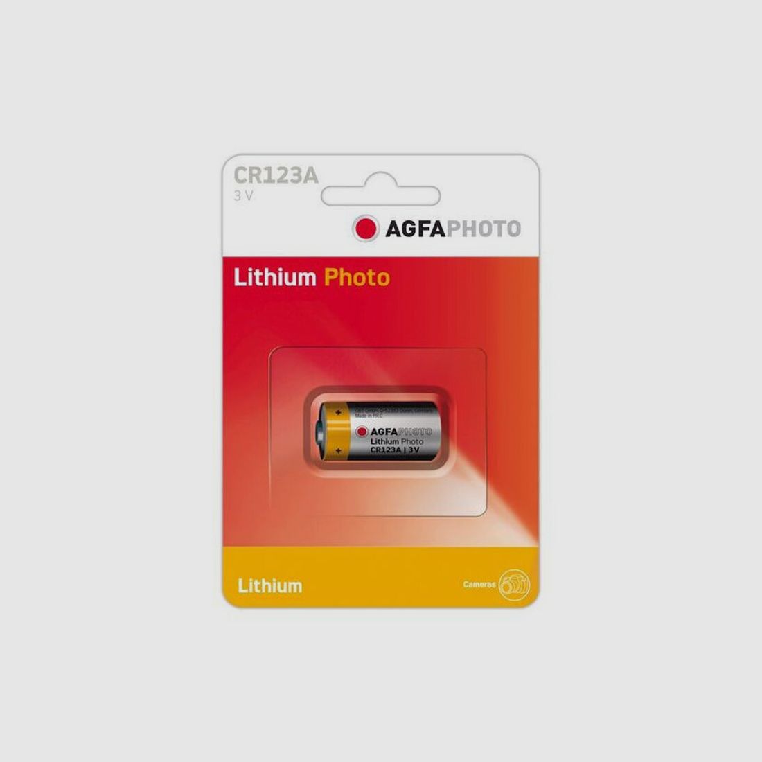 AGFA CR123A Lithium Batterie