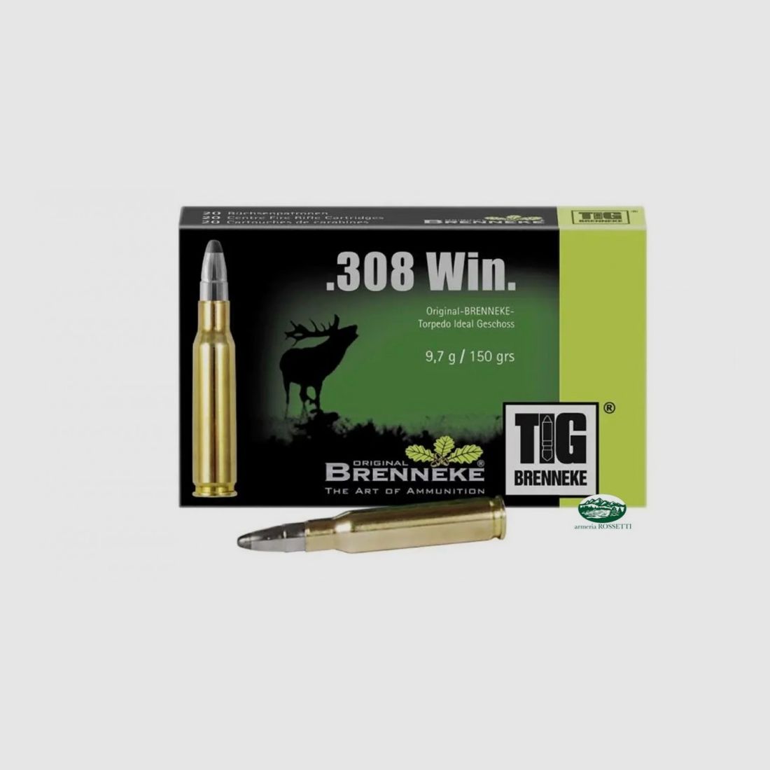 BRENNEKE 308 WIN Geschoss TUG 150 gr.