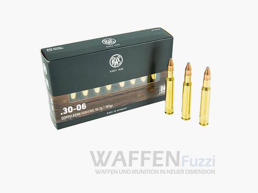 RWS hunting ammunition caliber .30-06 DK bullet 165gr