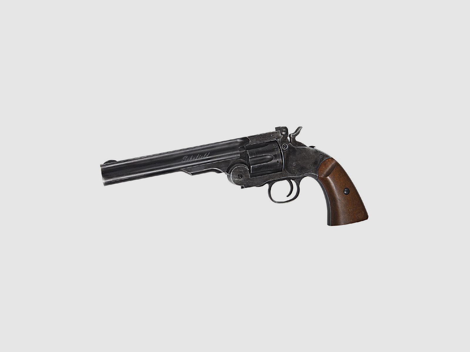 ASG – ACTION SPORT GAME Revolver Schofield 6" Noir Full Metal – 6 mm Co2