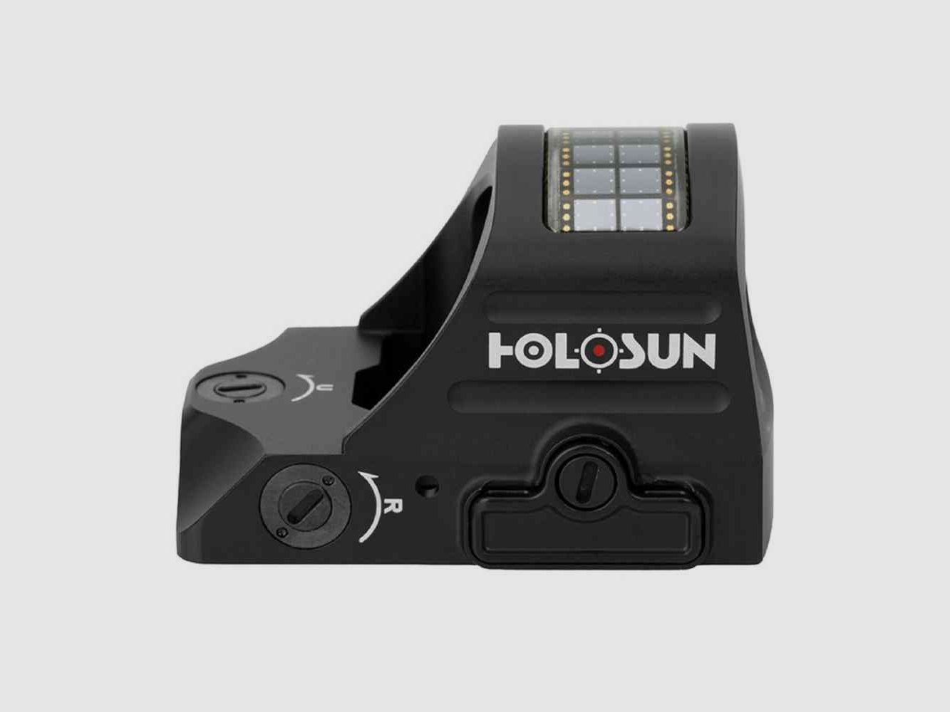 HOLOSUN HS507C-X2 otwarty celownik kolimatorowy z wymienną kropką 2MOA i okręgiem 32MOA, solarny, zdjęcie 3 z 3