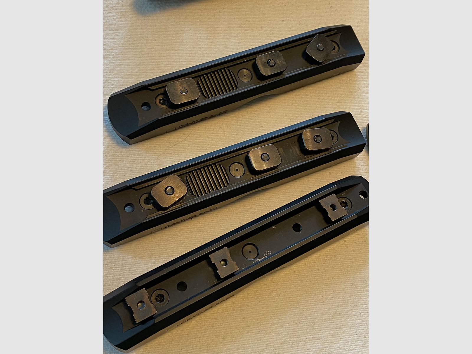 Dentler Grundschiene Montageschiene Blaser, Zeiss, Blaser R 8, Klemm, Prisma, Montage, etc.