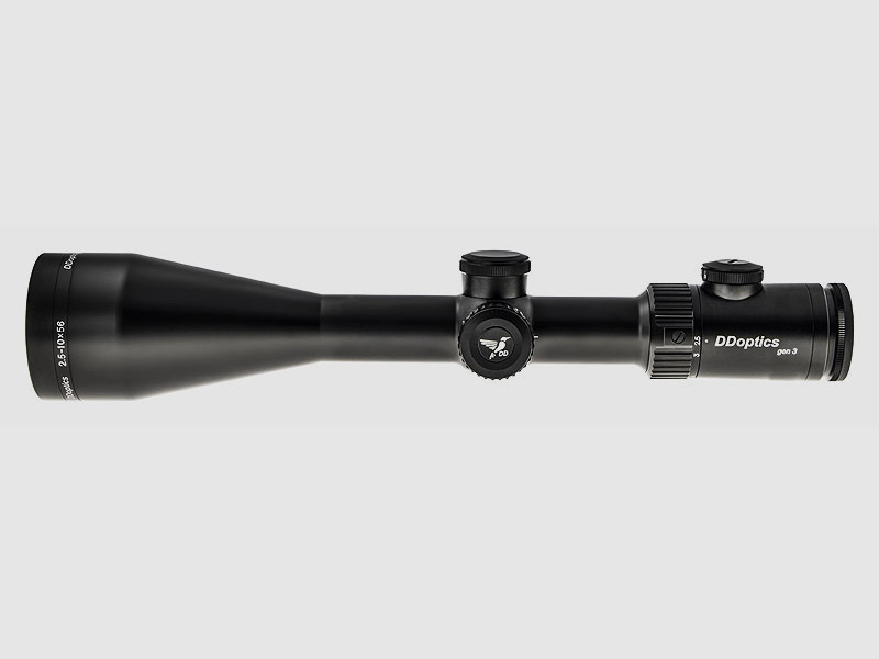 DDoptics ZF Nachtfalke V4 lll 2.5-10x56 New Reticle 4 + Fiber Optic Dot
