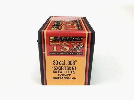 BARNES BULLE TSX Cal. 30 (308'') 150GR BOX 50PCS
