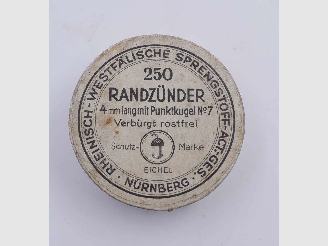 RWS vorm.Utendoerffer,Nürnberg Randzünder/Zimmerstutzen