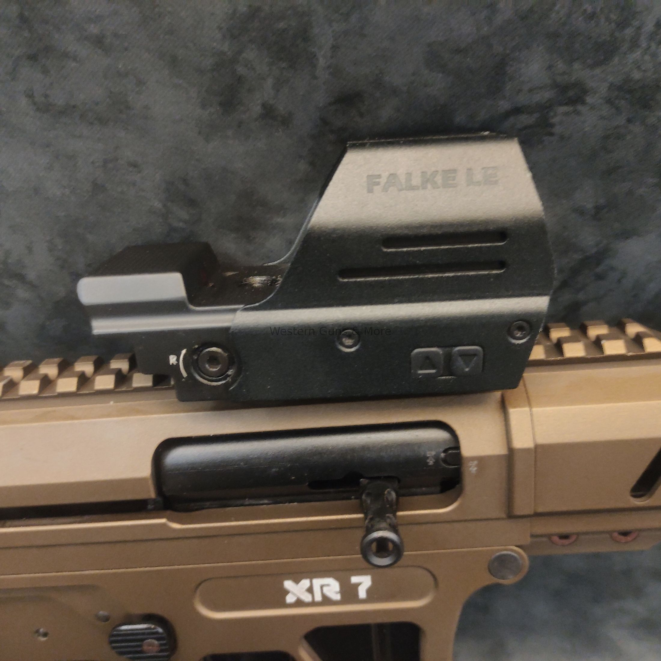 Huglu SLF HUGLU XR-7, Kal.12/76 in Bronce + DOT Falke LE