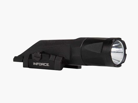Lampe Inforce Gen3 WMLx, schwarz, für Langwaffen, 2 Stk. CR123A, 1’100 Lumen