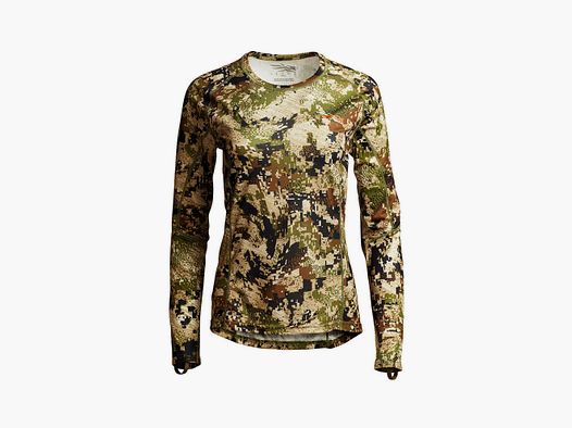 Dames T-shirt met lange mouwen Sitka Crew - Optifade Subalpine