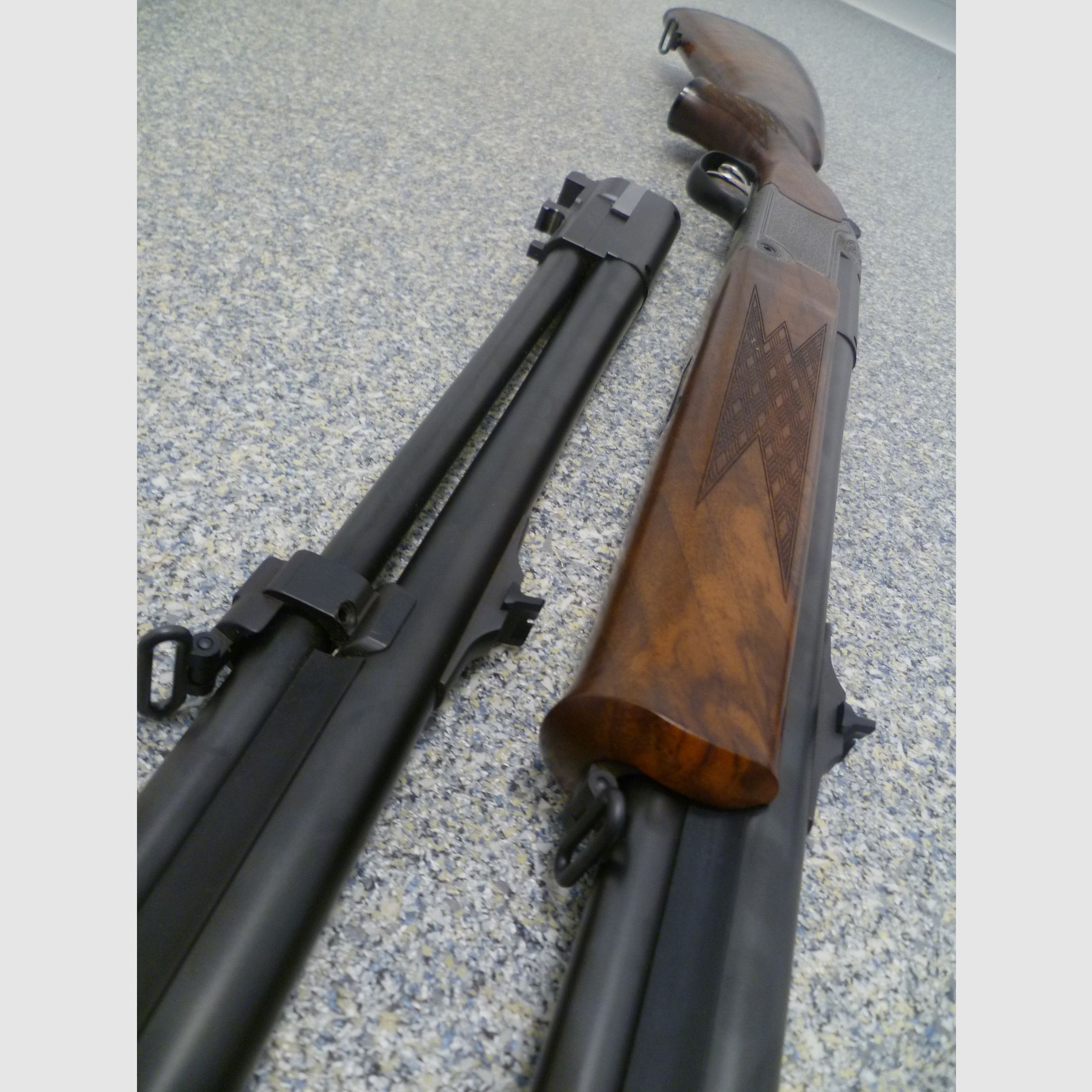 Bockbüchsflinte Blaser BBF 95 12/70 & 5,6x50R Mag. mit ATL 12/76 & .270 Win.