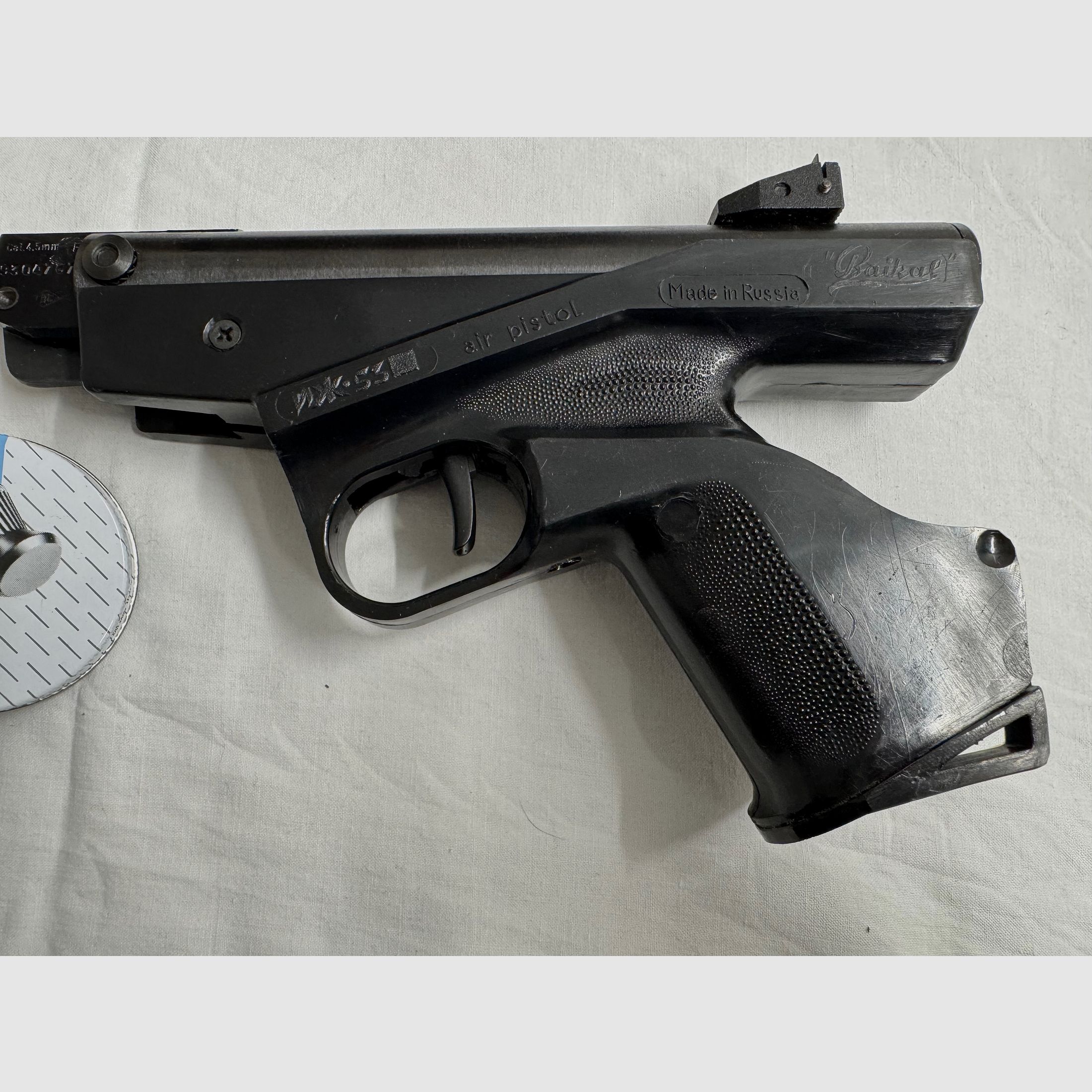 Baikal air pistol MP-53M, caliber 4.5 mm with ammunition