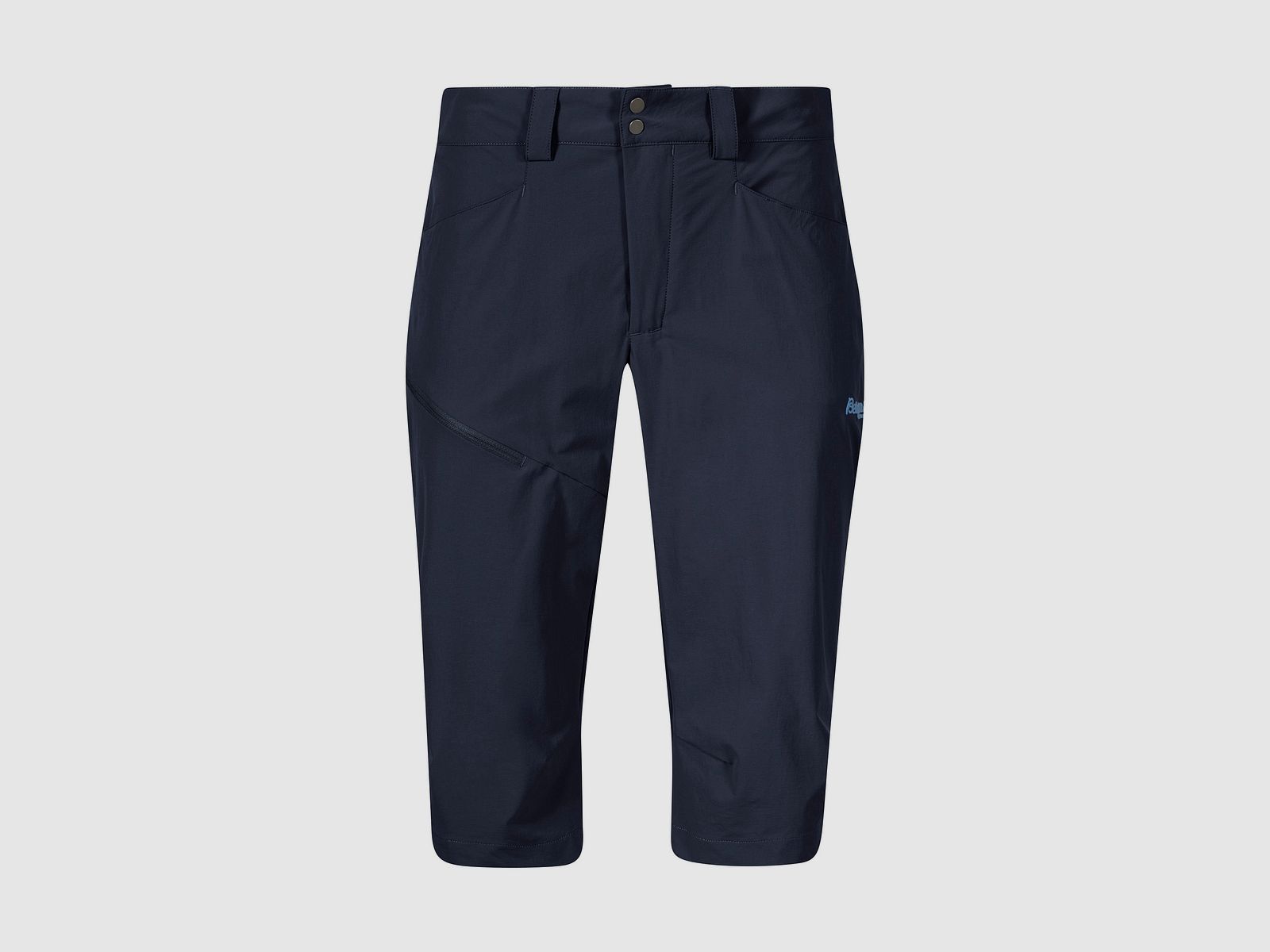Bergans Vandre Light Softshell Long Shorts Women Navy Blue 42