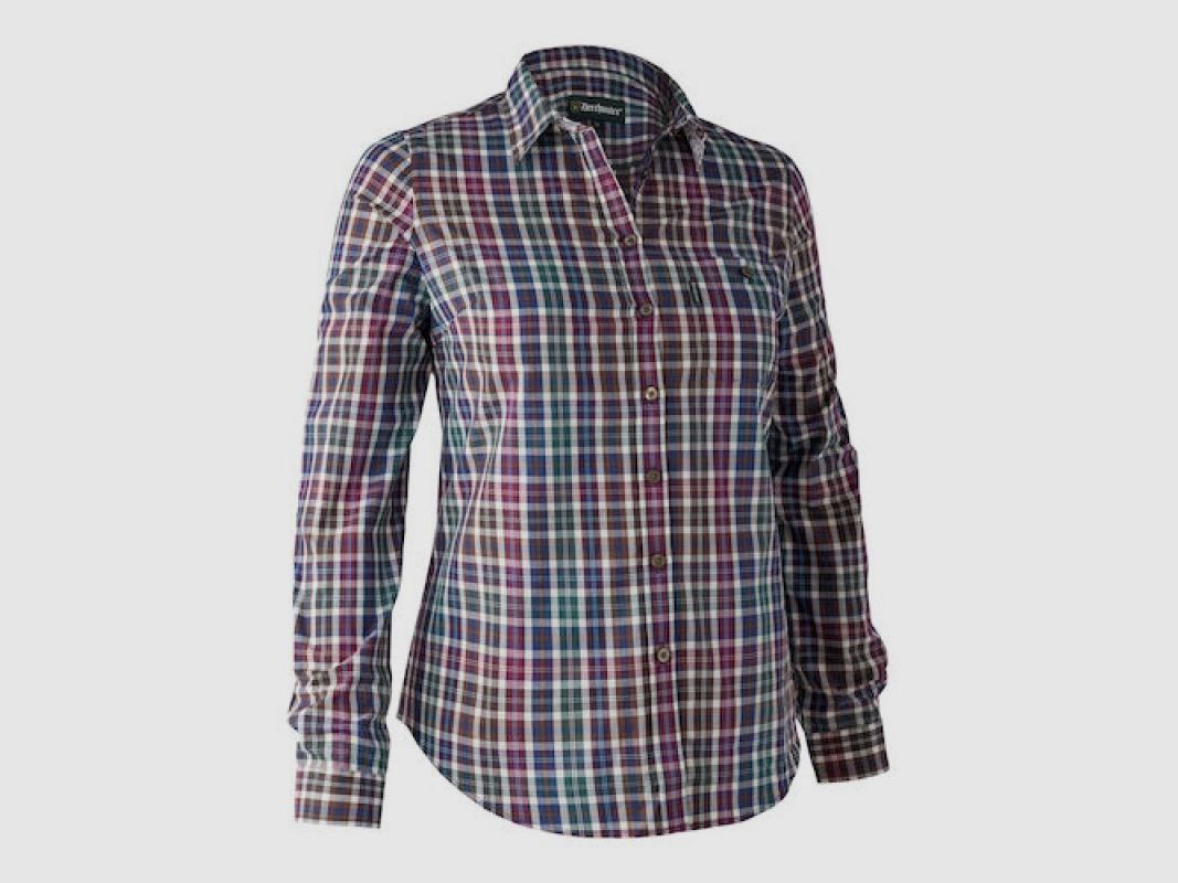 Deerhunter Lady Victoria Bluse brown check