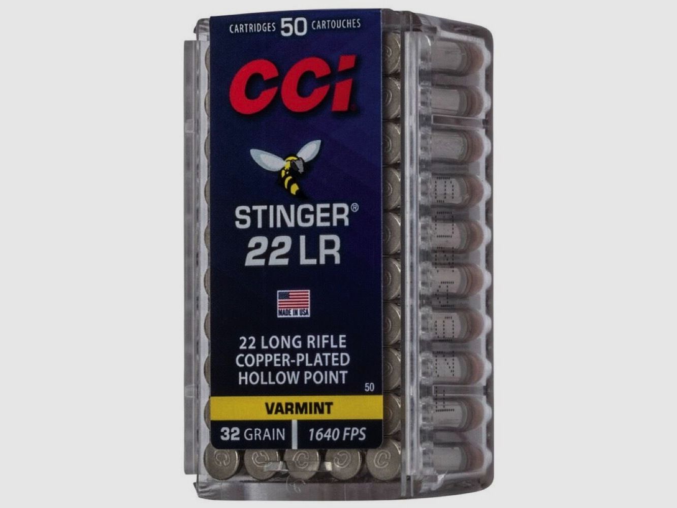 CCI Stinger CPHP 32grs 50St .22lrStinger