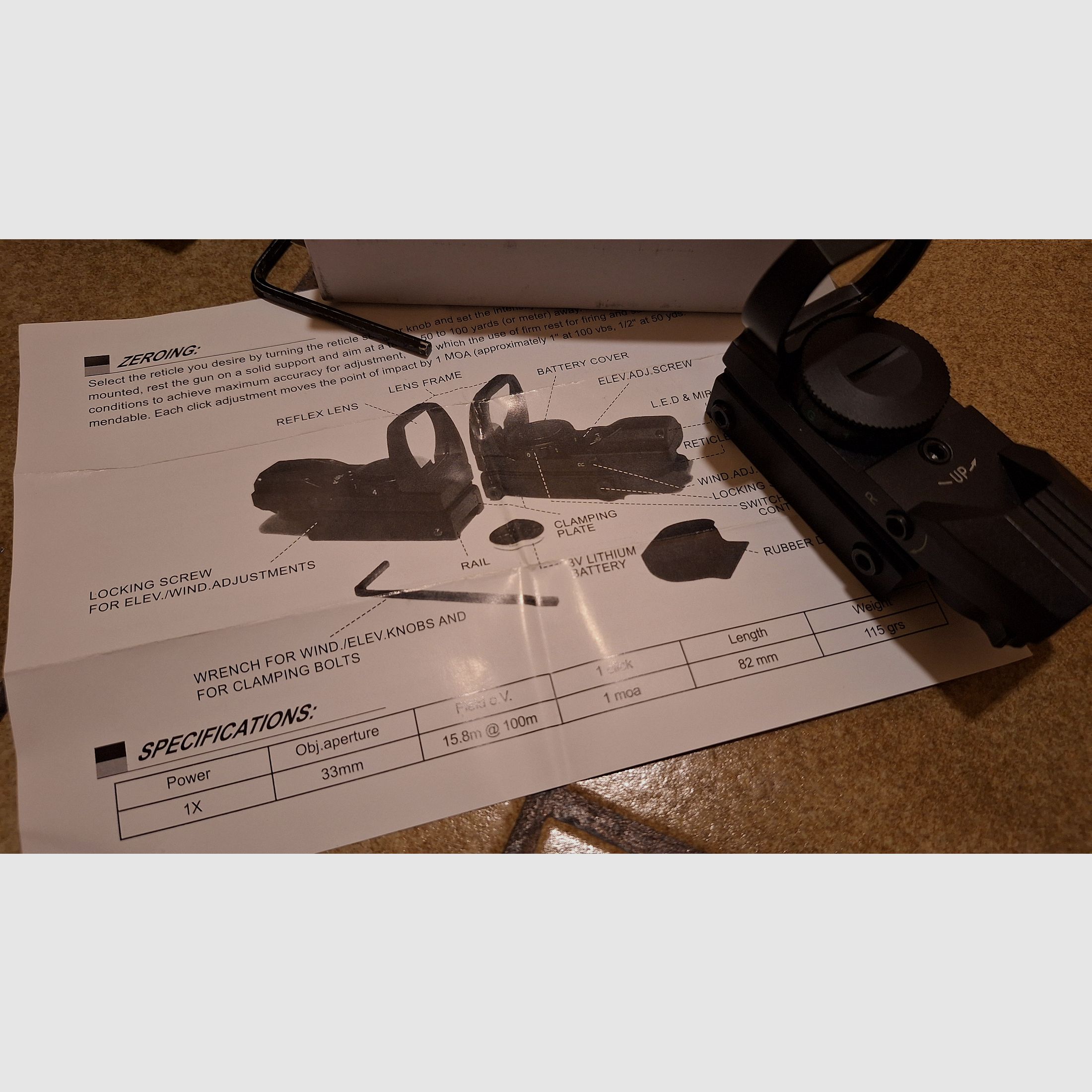 GoGun Revolver Six Needler Deluxe Kit + Red Dot + Diabolos TPU