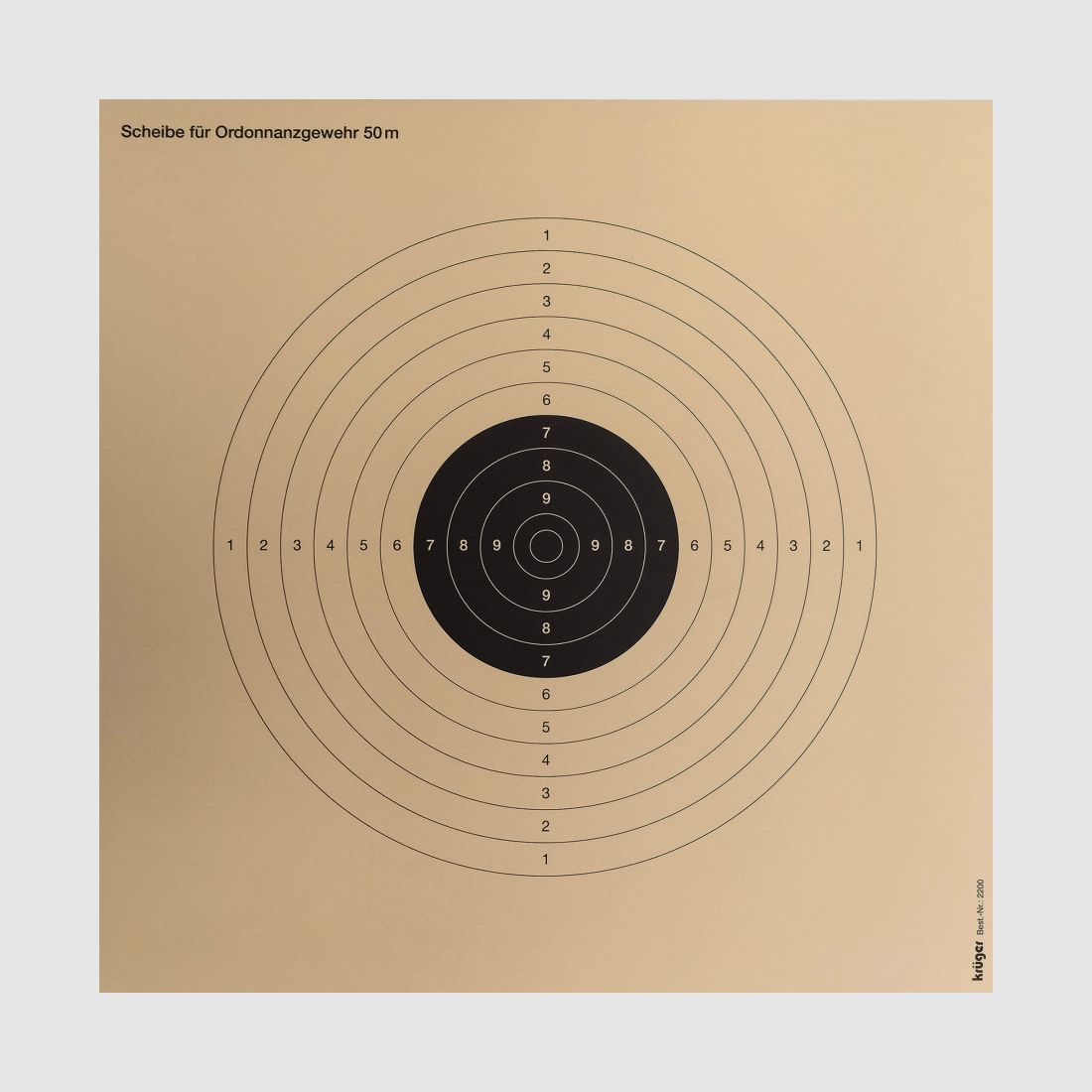 250 cibles T. A. R. 820 34 x 34 cm
