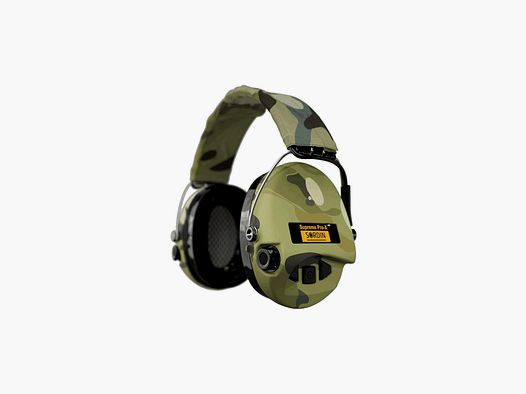 Cuffie da tiro Sordin Supreme Pro X Camouflage LED gel