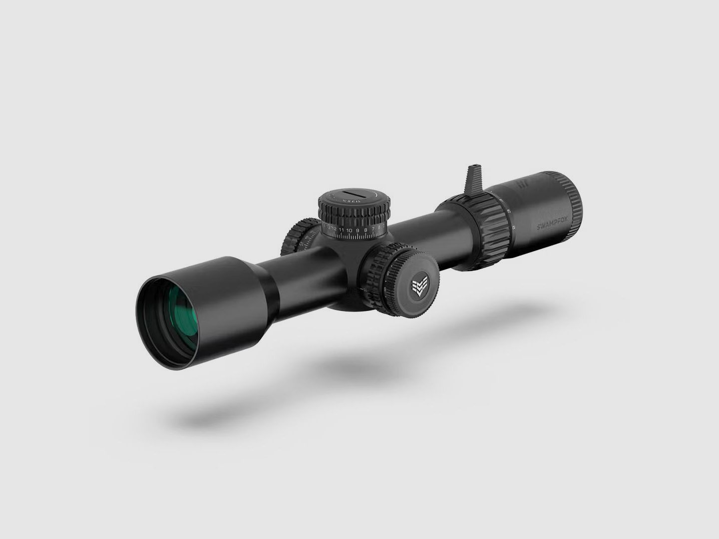 Swampfox Warhawk 2-10x44 FFP Präzisionszielfernrohr - RECCE MIL-Absehen, 34 mm