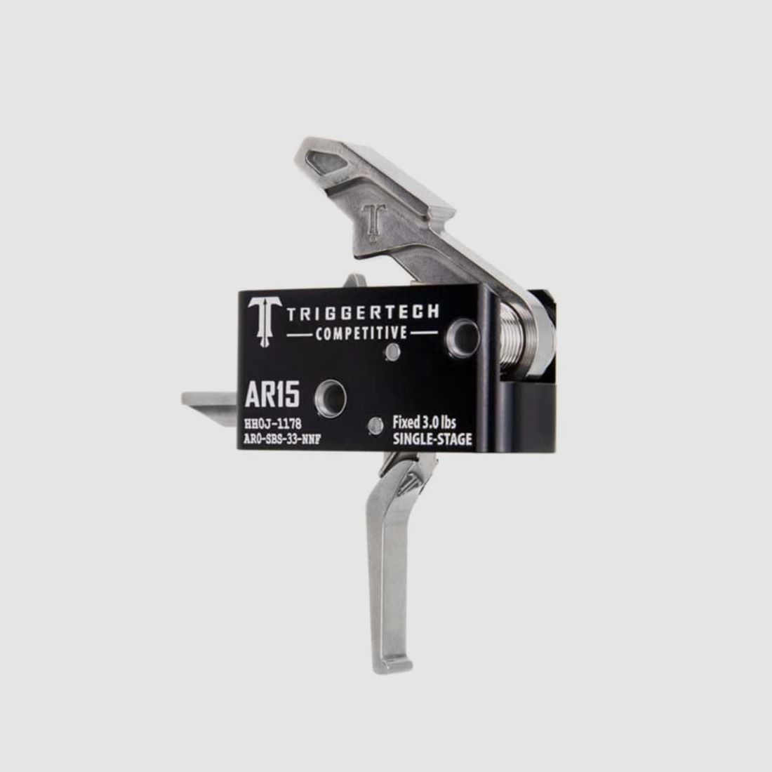 TriggerTech AR15 1 Étape Compétition Noir Plat, image 3 sur 3