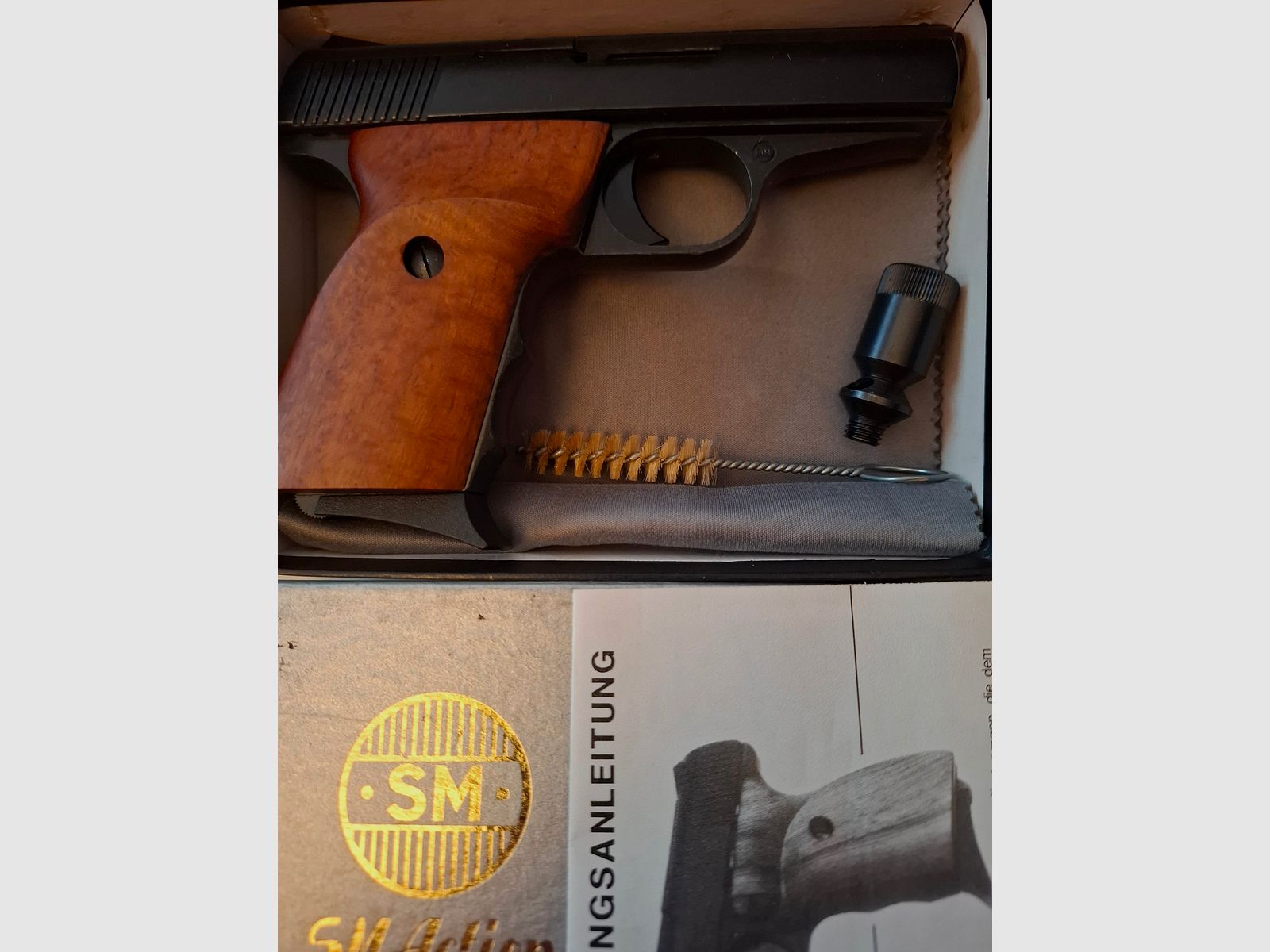 Rarität" SM Action 9mm P.A.K. PTB 496