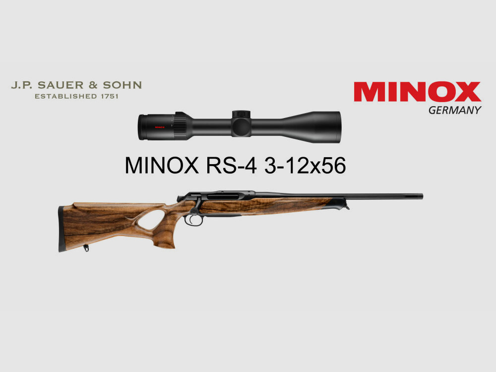 J.P. Sauer & Sohn Sauer 505 ICONIC Lochschaft HQ5 Paquete de equipamiento HIGHLAND | .308 Win. | MINOX RS-4 3-12x56