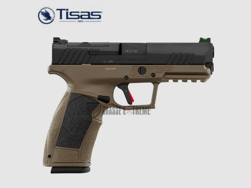 Pistolet TISAS PX-9 Duty GEN 3 Cal 9x19 mm Bicolore Noir/Fde, image 1 sur 8